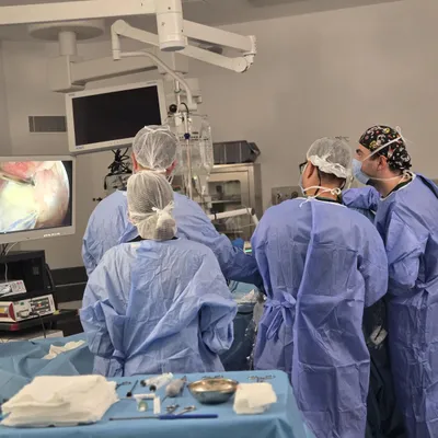 Operating room team preparation